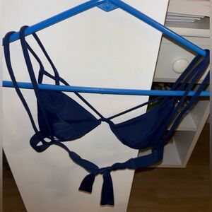 Kai Lani Navy Bikini Top Size S